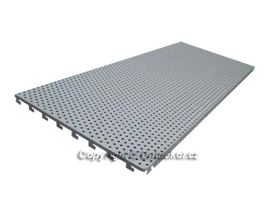 Rear panel perforated shape