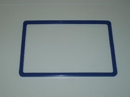 Plastový DISPLAY rám A4, modrá barva