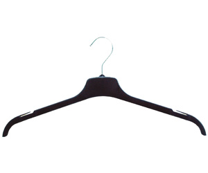 Plastic hanger 43cm. Black color
