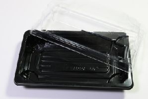 BOPS černý Sushi box s víčkem 221x138x50/50ks/8bal