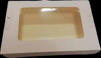 Krabička bílá s oknem 1600ml, 212x144x60mm,50ks/4bal